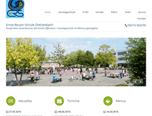Tablet Screenshot of ernst-reuter-schule.de